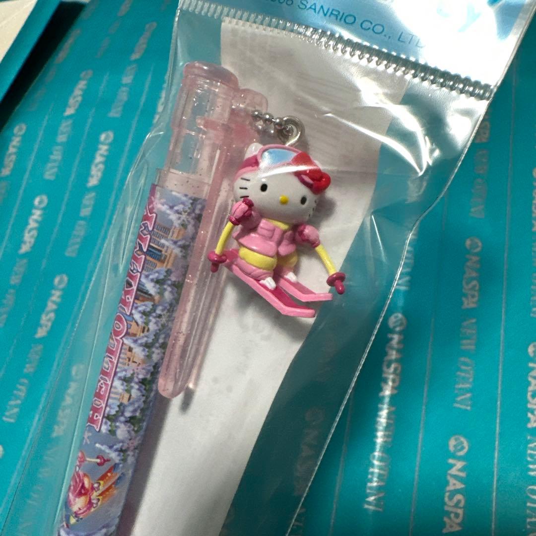 ご当地キティ　希少　ハローキティボールペンシャーペンセットNASPA 平成キティ