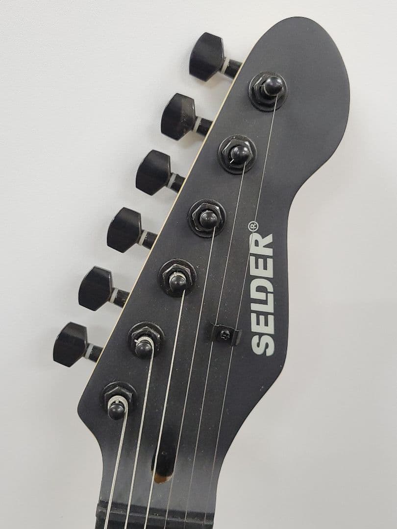 【美品】SELDER エレキギター マットブラック
