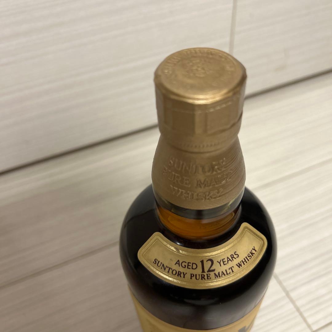 山崎12年　ピュアモルト　花ラベル　新品　未開封　箱無し