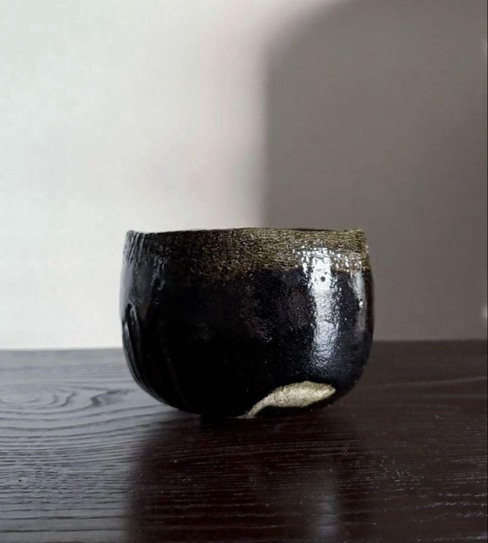 茶道具 黒茶碗 光悦写 雨雲 紫楽造