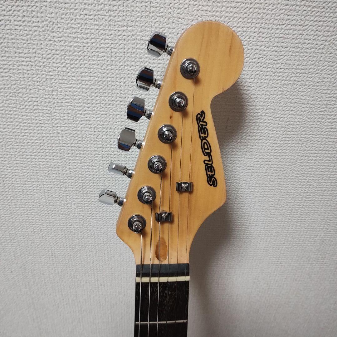 SELDER セルダー ストラトキャスター タイプ エレキギター ST 黒