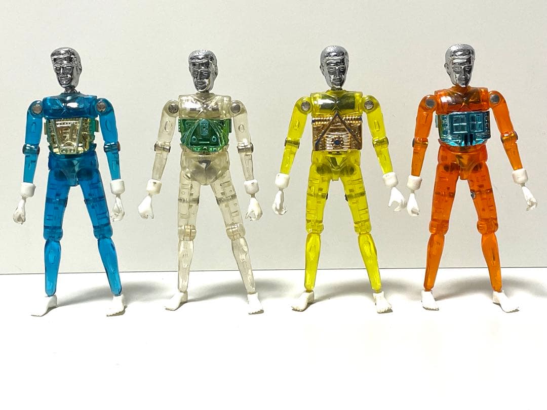 【最貴重・希少・当時品】ミクロマン 初代シリーズ 全4種カラーセット