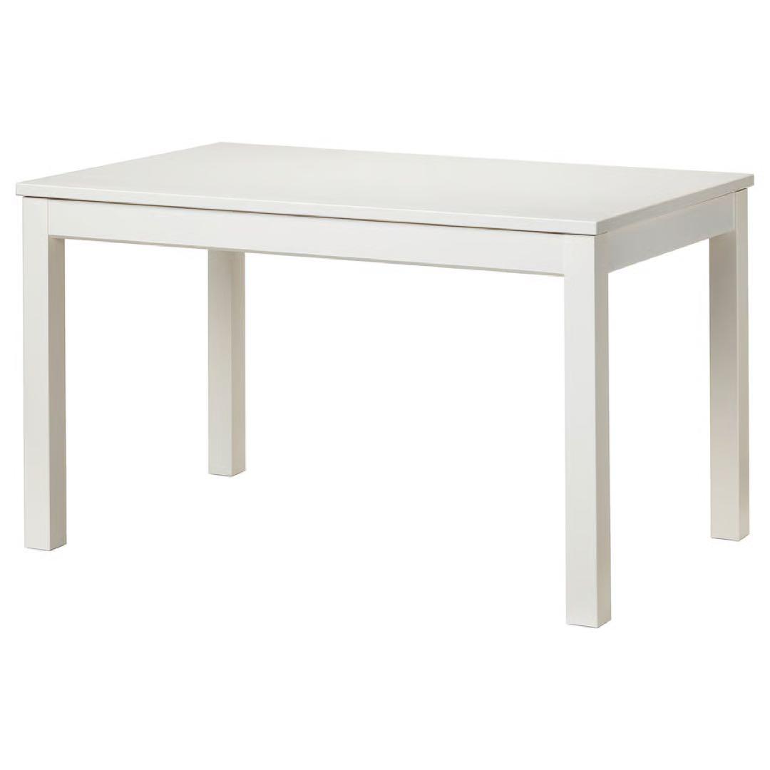 IKEA /イケア　LANEBERG レインベリ 伸長式テーブル, ホワイト