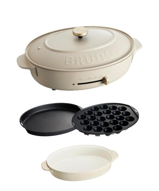 BRUNO　オーバルホットプレート 新品