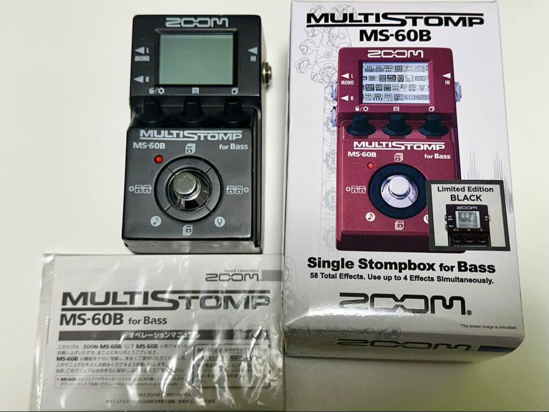 ZOOM MS-60B Limited Edition BLACK 限定カラー