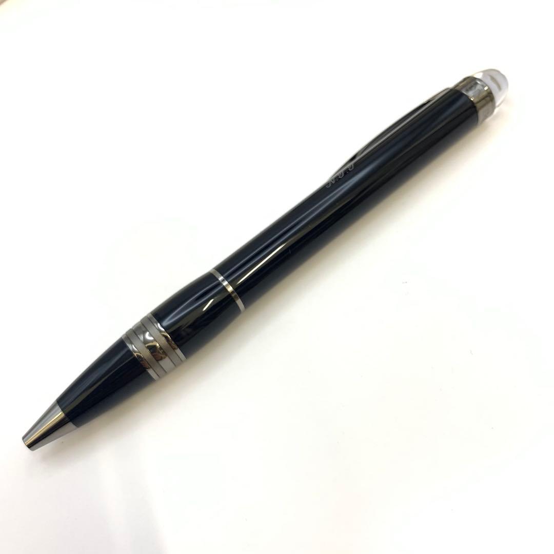 モンブラン 箱入り MONT BLANC 黒 スターウォーカーボールペン　刻印