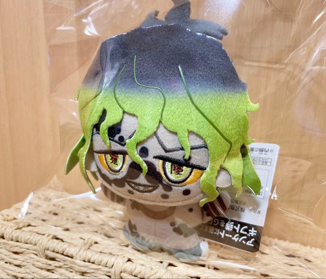 ☆美品☆鬼滅の刃　妓夫太郎　ちびぐるみ　ぬいぐるみ　堕姫　兄　無限城　猗窩座
