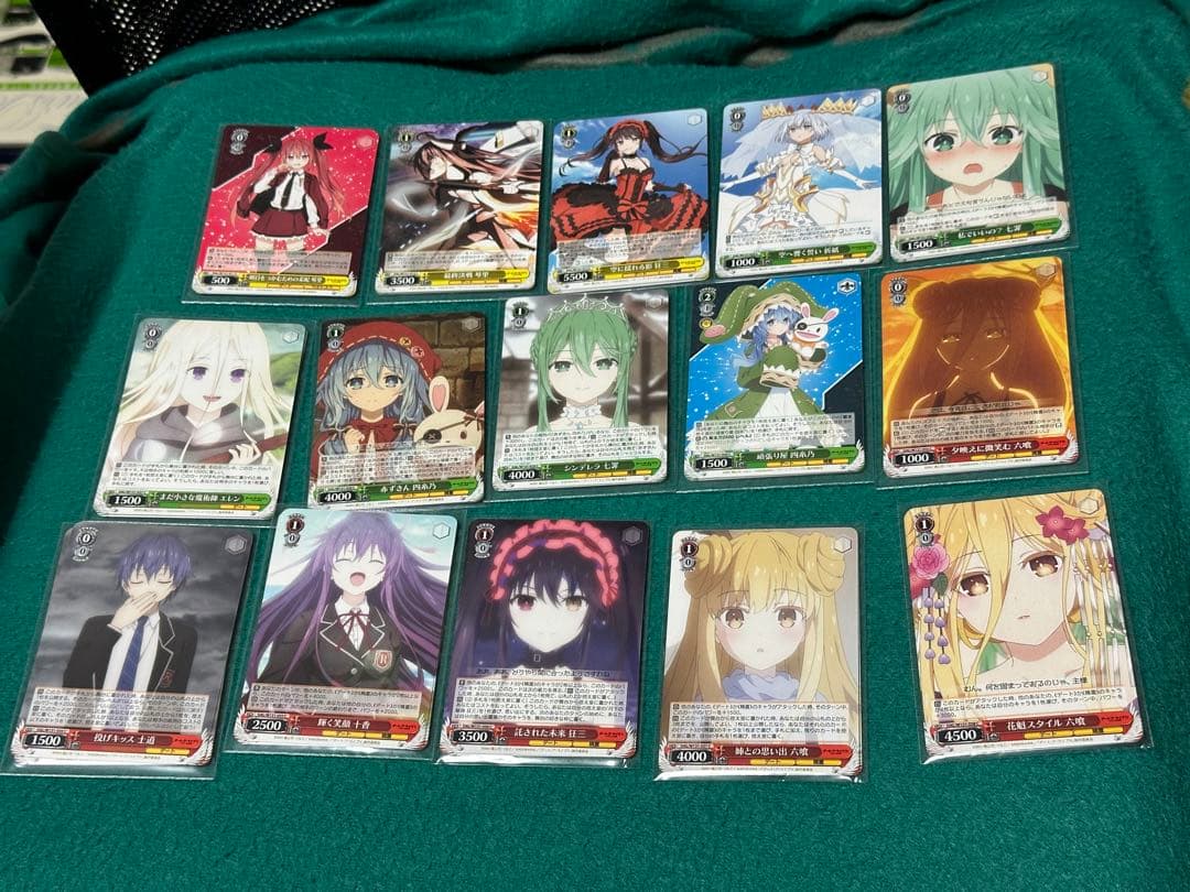 ヴァイスシュヴァルツ デートアライブ Vol.3　RR以下　4コン セット