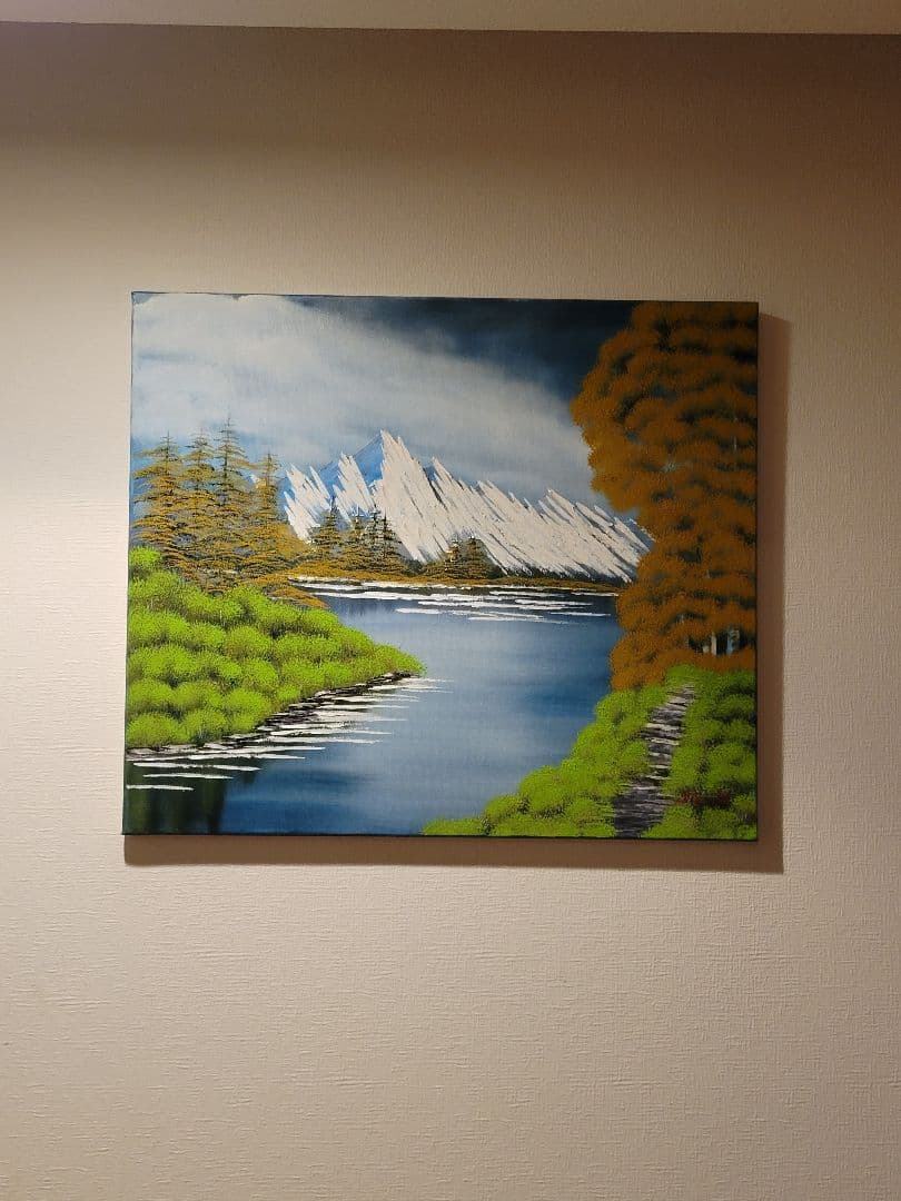 絵画 Winter Mountains