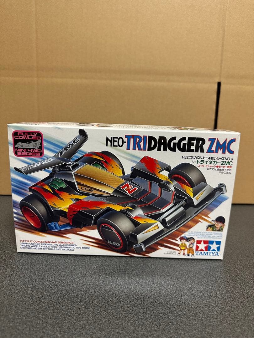 【希少新品】タミヤ ミニ四駆　ネオトライダガーZMC メッキボディ付属