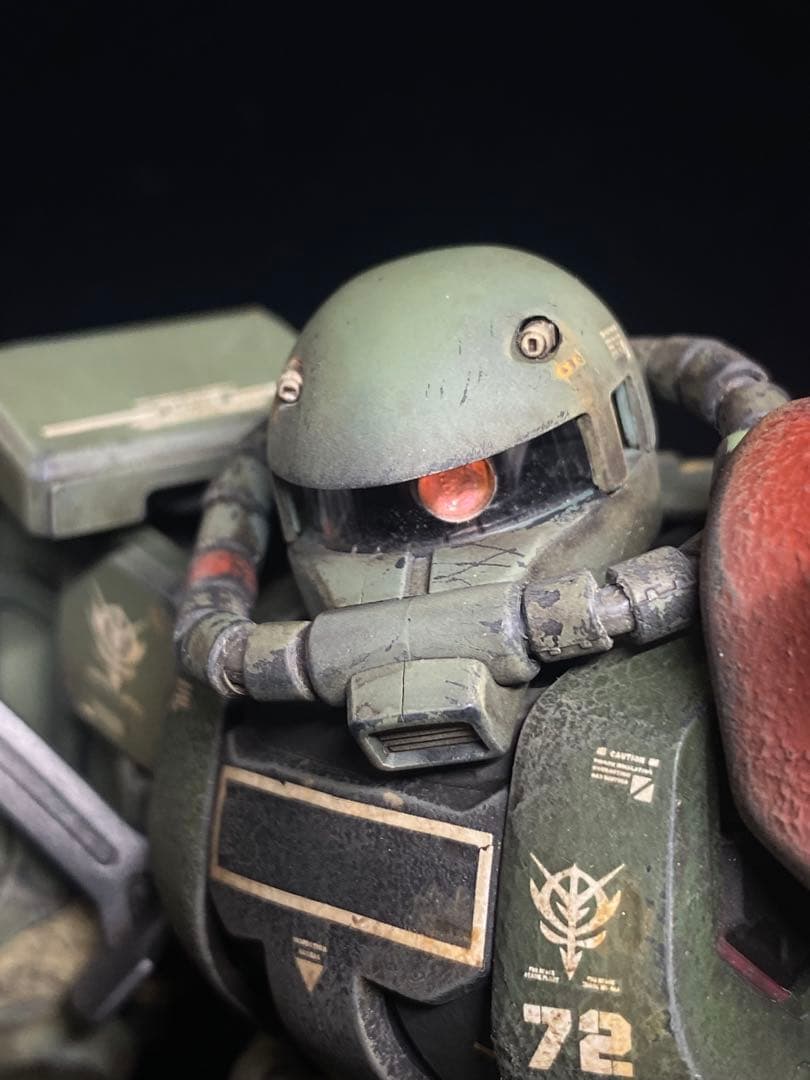 【ガンプラ完成品】　MG ザクⅡ （シャア専用Ver.2）　改修