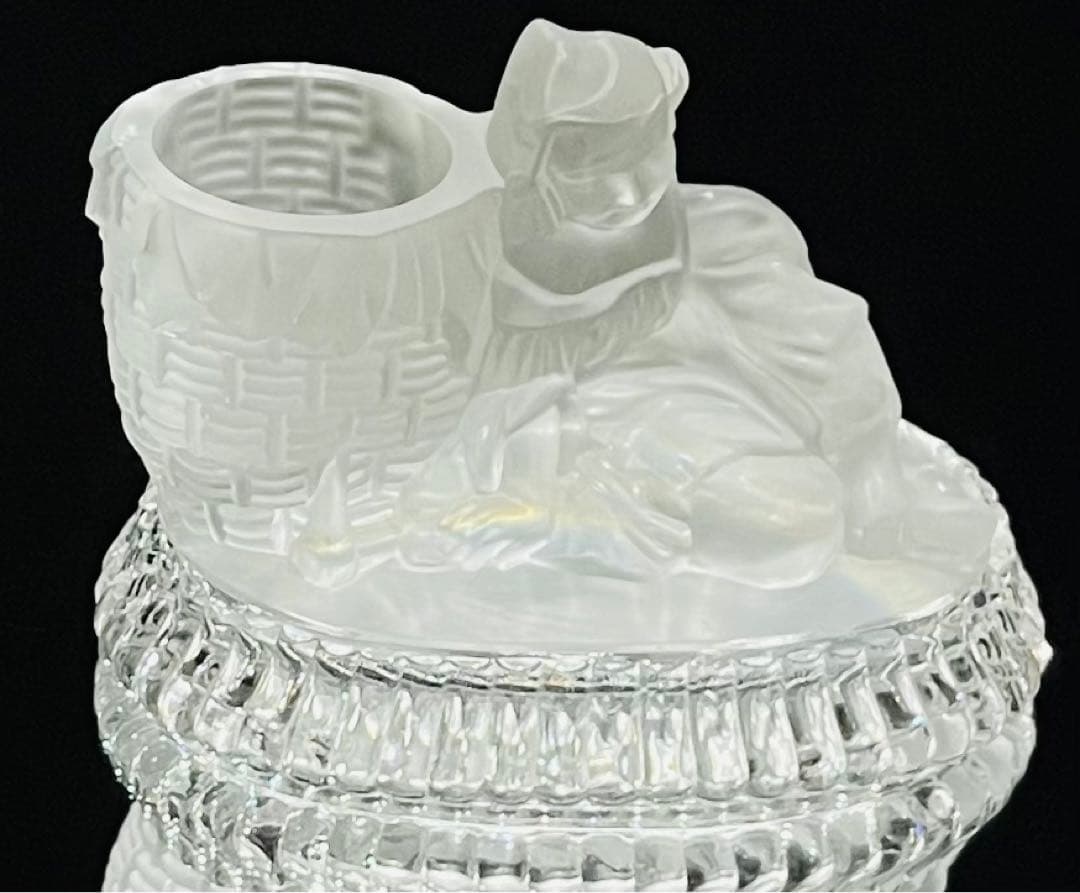BACCARAT バカラ/※極上品1878年　図録掲載稀少作品　オブジェ　置物