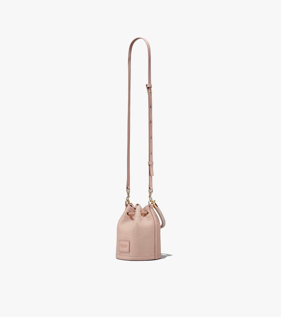 MARC JACOBS ザレザーバケットバッグ ミニ ローズ