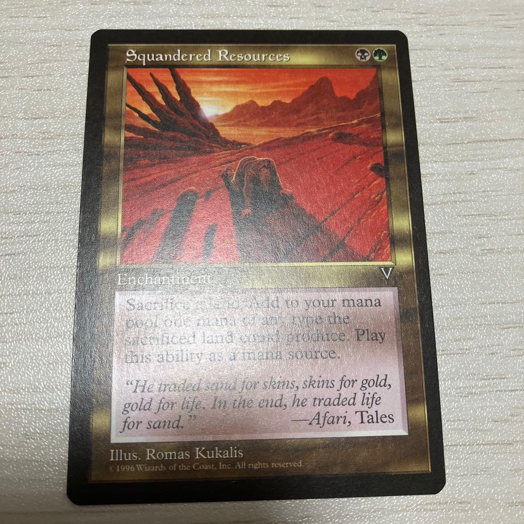 資源の浪費/Squandered Resources VIS 英語版