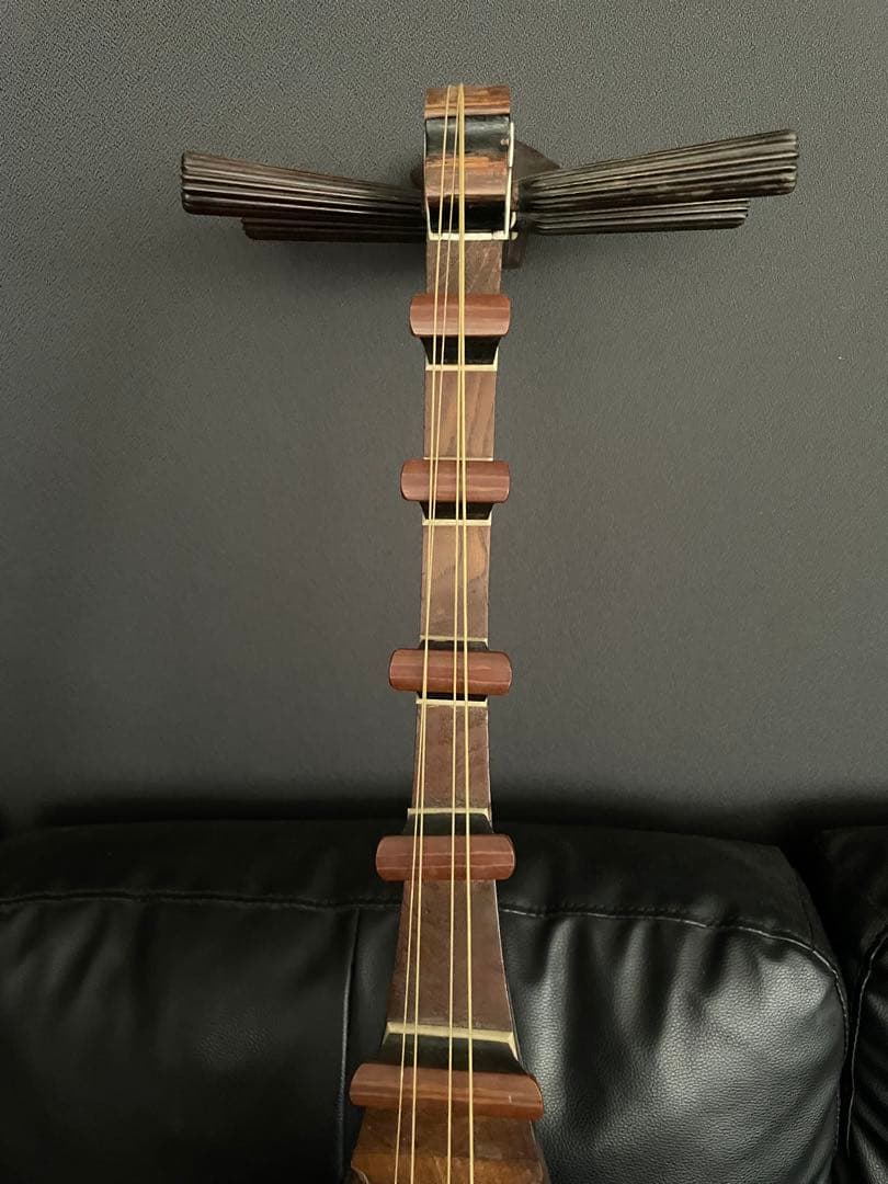 珍品　希少　美品　筑前　四弦五柱 琵琶　筑前琵琶　和楽器