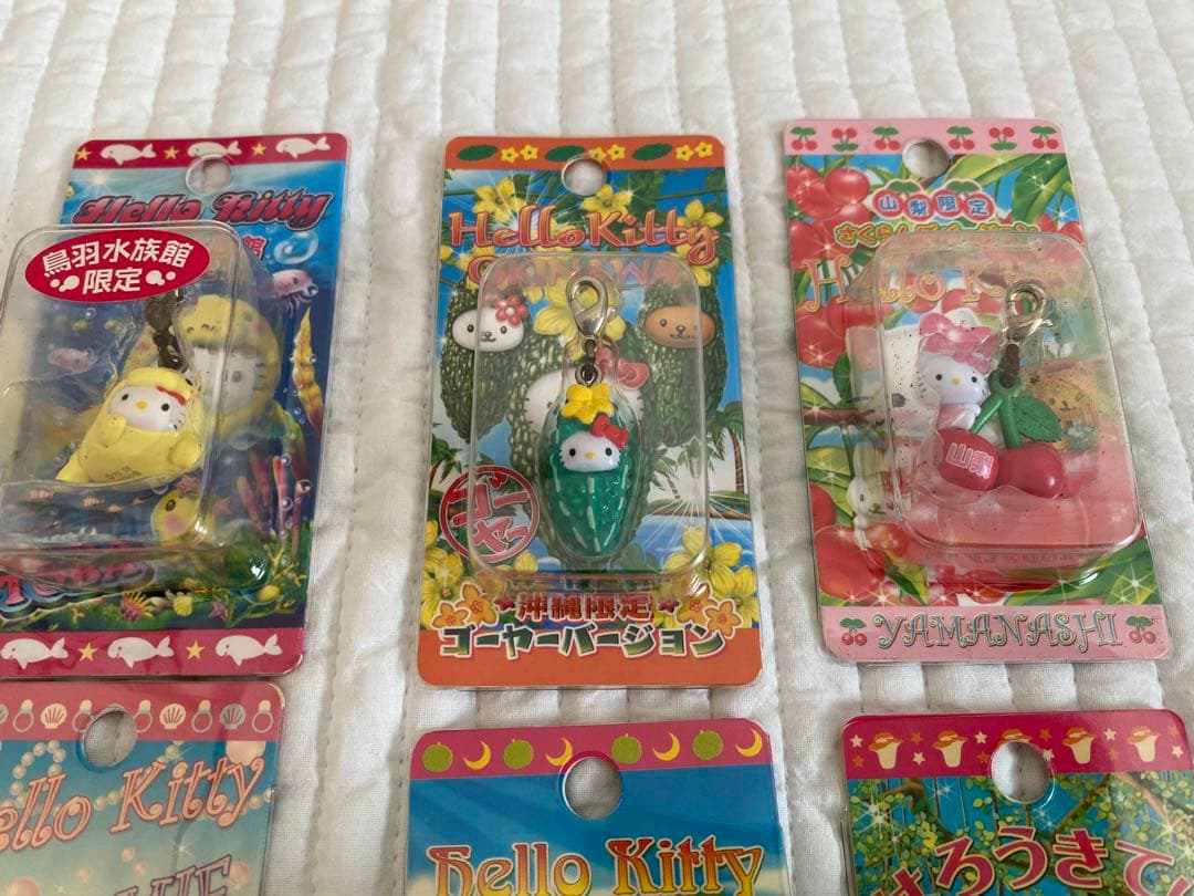 【バラ売り不可】ご当地キティ　チャーム　根付け　58個まとめ売り