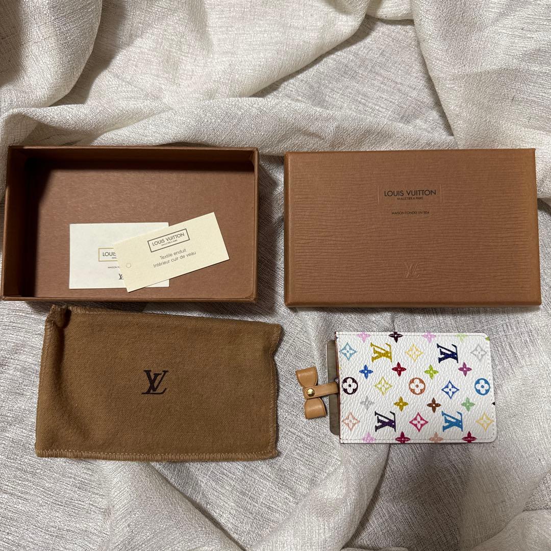 専用ページ　LOUIS VUITTON ミラーケース ホワイト・マルチカラー