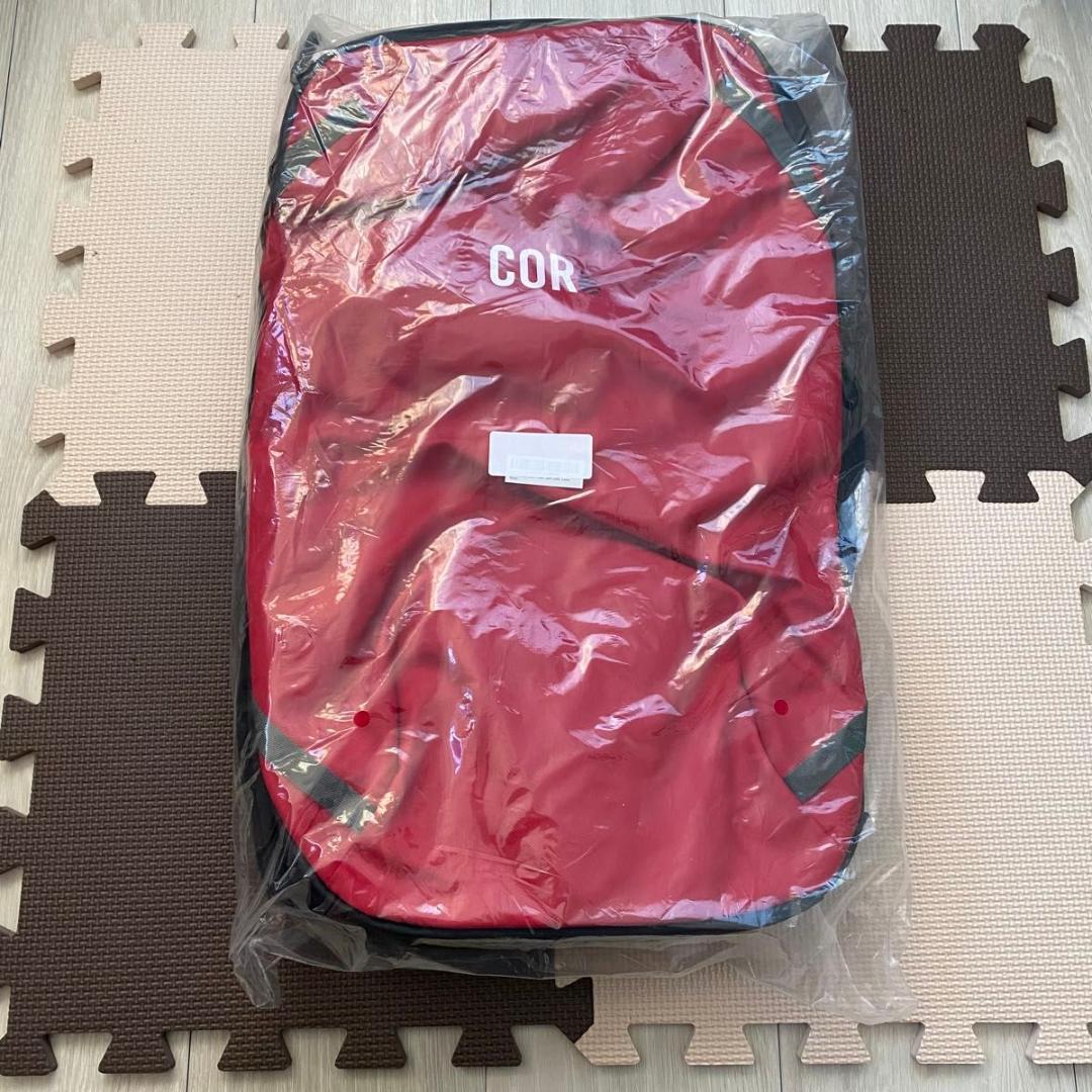 【防水】COR Surf トラベルバックパック 28L 赤 機内持込 PC収納