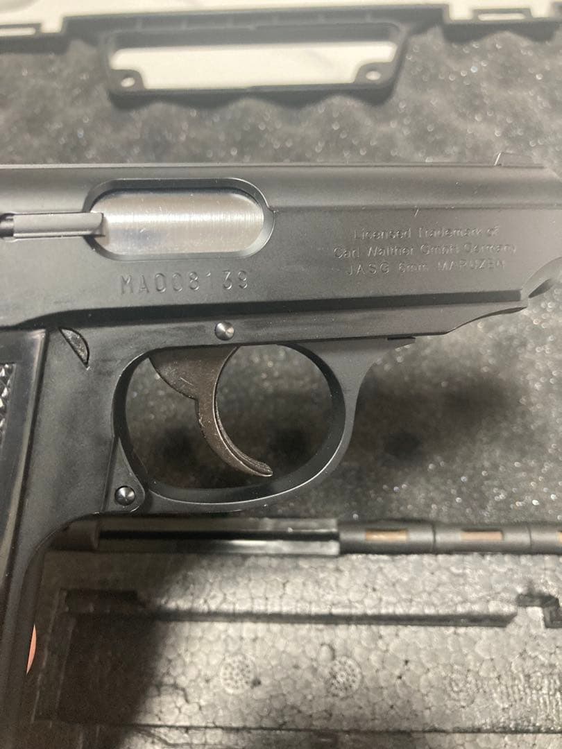 WALTHER PPK/S ガスガン ハードケース ロングサイレンサー付き 絶版