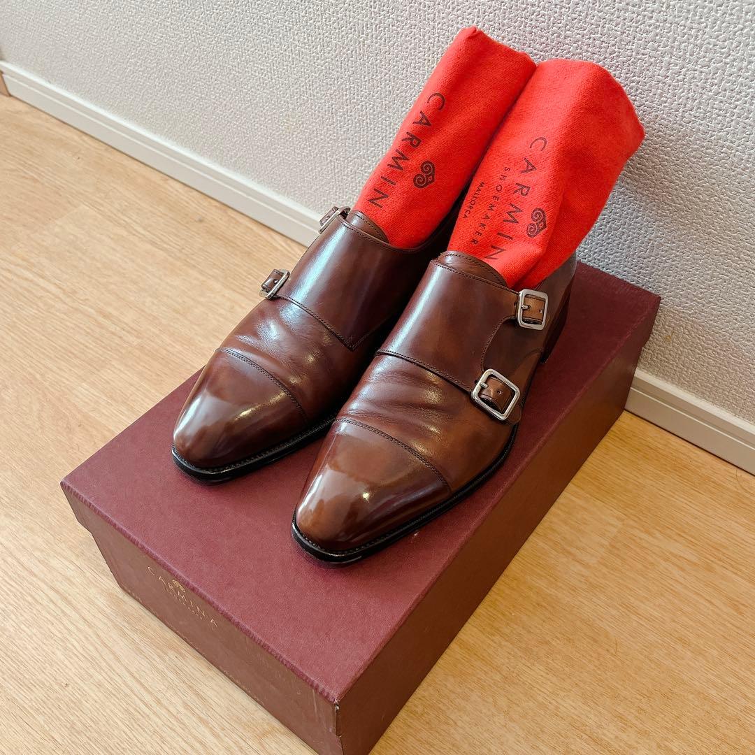 Carmina ダブルモンクストラップ 5.5