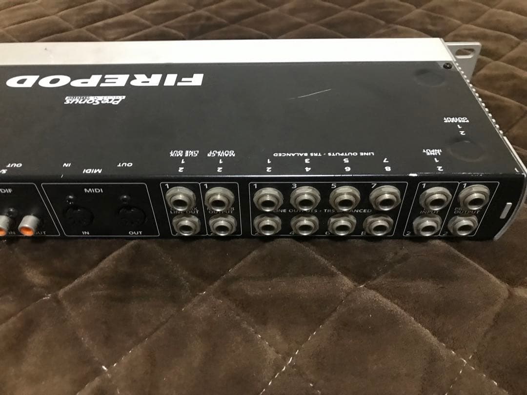 レコーディング オーディオインターフェース PreSonus FIREPOD！