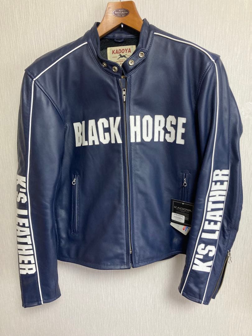 【新品未使用】 KADOYA K'S LEATHER BLACK HORSE
