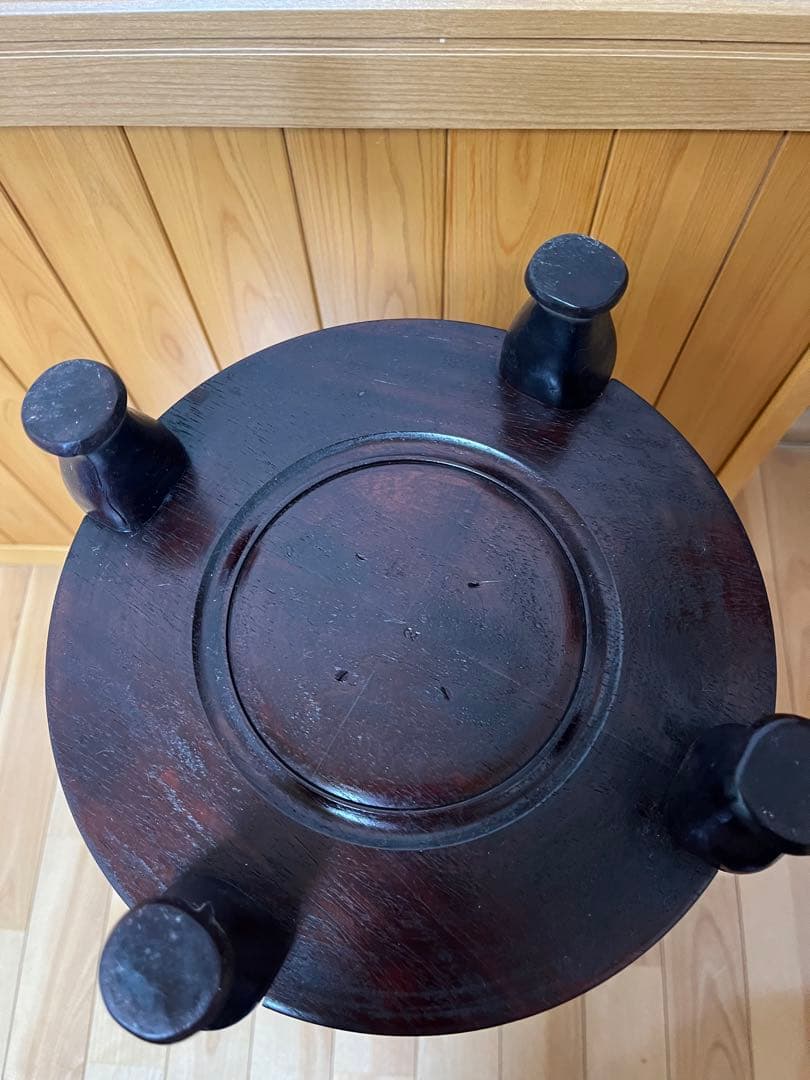 花台　灰皿　紫檀　骨董品