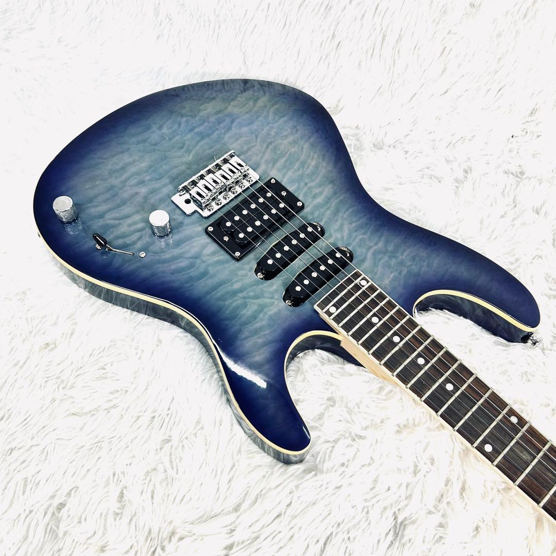 Yamato ヤマト Ibanez RG風エレキギター キルトトップ ギター