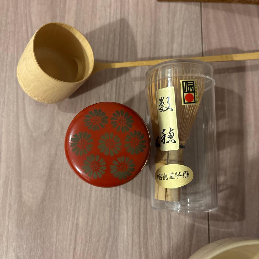 茶道具 茶碗　短柵箱　一式 京焼　平安　仁清　昌山作等
