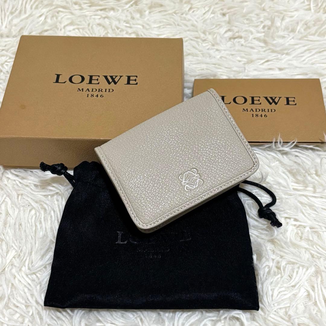 ✨美品　LOEWE ロエベ　アナグラム　小銭入れ　ミニ財布　コンパクトウォレット